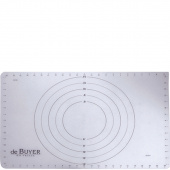Mata silikonowa do ciasta z oznaczeniami średnic 60x40 cm de Buyer D-4937-60