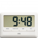Minutnik elektroniczny z wyświetlaczem LCD - ADE biały AD-TD 1600