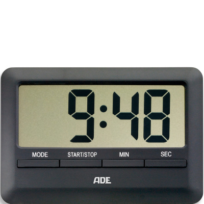 Minutnik elektroniczny z wyświetlaczem LCD - ADE czarny AD-TD 1601