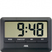 Minutnik elektroniczny z wyświetlaczem LCD - ADE czarny AD-TD 1601