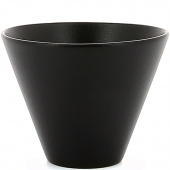 Miseczka do serwowania, kształt stożka, porcelana Equinoxe Revol czarne żeliwo RV-649609-4