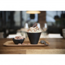 Miseczka do serwowania, kształt stożka, porcelana Equinoxe Revol czarne żeliwo RV-649609-4