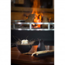 Miseczka porcelanowa 300 ml Equinoxe Revol czarna, białe wnętrze RV-651445-6