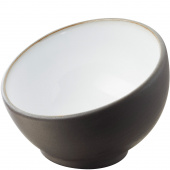 Miseczka ukośna do przypraw, sosów, porcelanowa Solid & Likid Revol białe wnętrz RV-645843-6