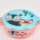 Miseczka z pokrywką dla dzieci różowa Infant Cuitisan EC10103P