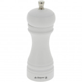 Młynek do pieprzu 14 cm Java de Buyer biały mat D-P245-140303
