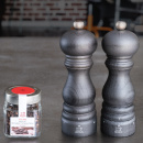 Młynki do soli i pieprzu grafitowe Peugeot i pieprz Tan Hoi na prezent PG-40659
