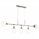 Modna lampa wisząca kule na niklowanym pręcie Erich Maytoni Modern MOD221-PL-05-N