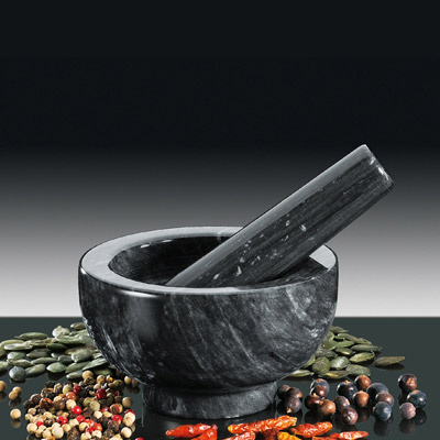 Moździerz marmurowy Kuchenprofi czarny 11 cm KU-1002431011