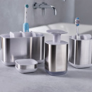 Mydelniczka Slim Joseph Joseph biało-stalowa 70533