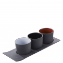 Naczynie porcelanowe na tapas Solid & Likid Revol białe wnętrze RV-646421-6