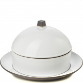 Naczynie żaroodporne do Dim Sum z pokrywką Equinoxe Revol białe RV-651451-1