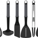 Narzędzia kuchenne Elevate ze stojakiem Joseph Joseph szare 10151