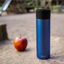 Niebieski kubek termiczny, stalowy, 0,5 Litra Coffee-To-Go Lurch LU-00240985