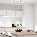 Niezwykły plafon Merle Candellux srebrny 98-66176