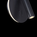 Nowoczesna lampka ścienna z kierunkowym światłem LED ios 176 Maytoni Modern C176-WL-01-6W-B