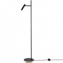 Nowoczesna, minimalistyczna lampa stojąca LED Estudo Maytoni czarna Z010FL-L8B3K