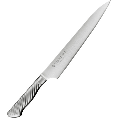 Nóż do porcjowania stalowy 21 cm Tojiro Pro VG-10 F-896