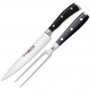 Nóż kuchenny 20 cm i widelec do mięsa Wusthof Classic Ikon W-1120360207
