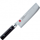 Nóż kuchenny ze stali damasceńskiej Nakiri 17 cm Kasumi Damascus K-84017