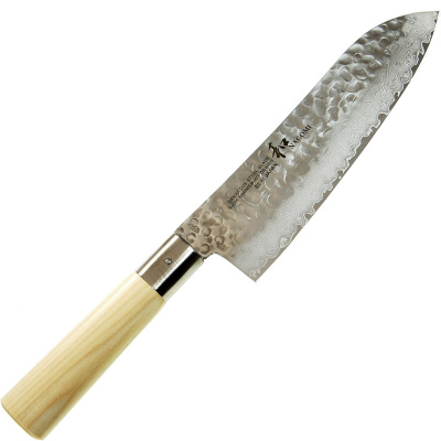 Nóż Santoku Nagomi Shiro 18,5cm NS185SA