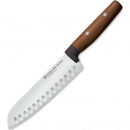 Nóż Santoku z zagłębieniami 17 cm Wusthof Urban Farmer bukowa rączka W-1025246017