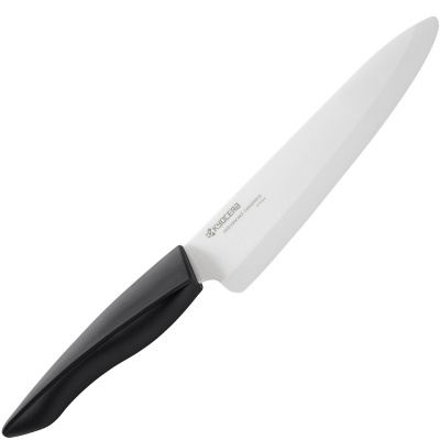 Nóż szefa kuchni ceramiczny ostrze Kyocera Shin 18 cm FZ-180WH-BK