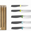 Noże kuchenne w bambusowym bloku na noże Elevate Joseph Joseph 10300