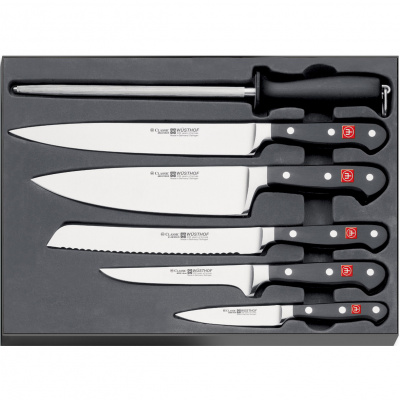 Noże kuchenne w zestawie ze stalką Wusthof Classic W-1120160602