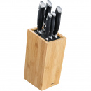 Noże ze stali chirurgicznej w bloku bambusowym Primus Kuchenprofi 5 sztuk KU-2410122506