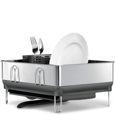 Ociekacz do naczyń z uchwytami na kubki simplehuman stal FPP KT1179
