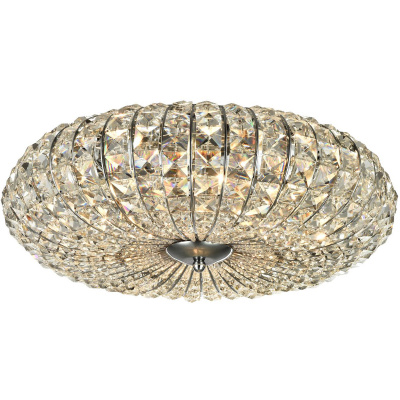 Okrągła lampa sufitowa z kryształów Broche Maytoni Classic DIA902-06-N