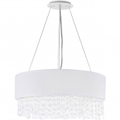 Okrągła lampa wisząca z kryształkami Manfred Maytoni Modern MOD600PL-06W