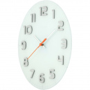 Okrągły zegar ścienny Classy Nextime 30 cm, biały 8817 WI