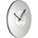 Okrągły zegar ścienny In Touch Nextime srebrny 3189 ZI
