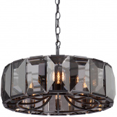 Okrągły żyrandol z dużych kryształów Vitaluce VE5217-1/8