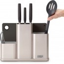 Organizer kuchenny z deską do krojenia CounterStore Joseph Joseph srebrny 85122