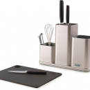 Organizer kuchenny z deską do krojenia CounterStore Joseph Joseph srebrny 85122
