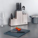Organizer kuchenny z deską do krojenia CounterStore Joseph Joseph srebrny 85122