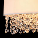 Owalna lampa wisząca z kryształowymi zawieszkami Manfred Maytoni Modern MOD600PL-09W