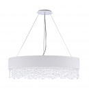 Owalna lampa wisząca z kryształowymi zawieszkami Manfred Maytoni Modern MOD600PL-09W