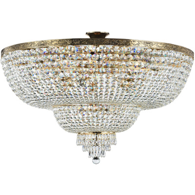 Pałacowa lampa sufitowa kryształowa Palace Maytoni Classic DIA890-CL-18-G