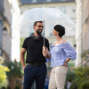 Parasol golfowy, przezroczysty z prostą rączką Smati Paris UBUL0914