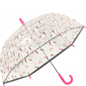Parasol jednorożec i tęcza, przezroczysty, młodzieżowy Smati Paris UBUL3465
