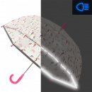 Parasol jednorożec i tęcza, przezroczysty, młodzieżowy Smati Paris UBUL3465
