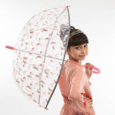 Parasol jednorożec i tęcza, przezroczysty, młodzieżowy Smati Paris UBUL3465