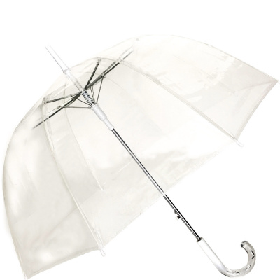Parasol przezroczysty, długi z dużą kopułą Smati Paris UBUL0076