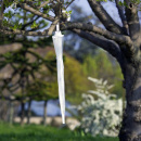 Parasol przezroczysty duży z białą rączką Smati Paris UBUL0302