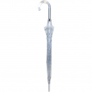 Parasol przezroczysty w srebrne kropki Smati Paris UBUL5050