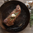 Patelnia 20 cm żelazo pokryte woskiem pszczelim de Buyer Mineral B Bois Pro D-5680-20